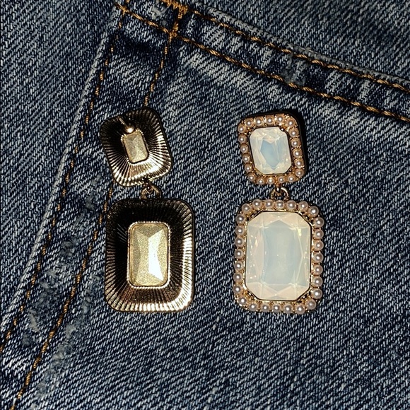 Pearl and gold earrings - Picture 2 of 2